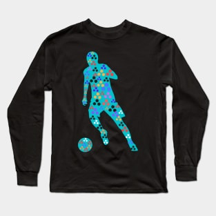 Polka Dot Soccer Long Sleeve T-Shirt